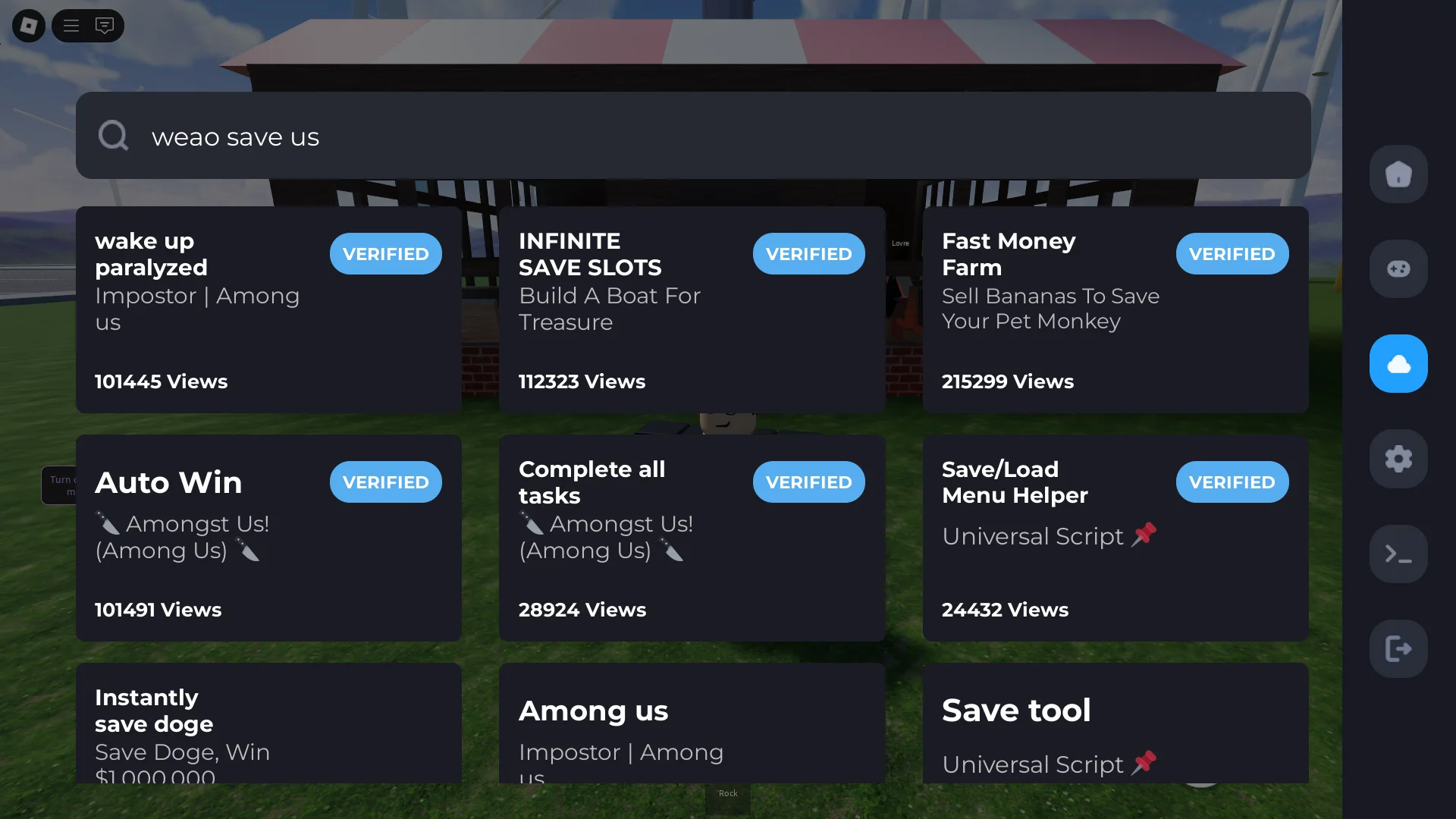 Delta v2.729.838 UI Screenshot #2 (iOS) Delta iOS Roblox Executor Interface Screenshot 2 - Menu & Execution Engine Preview