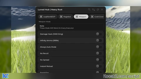 Luned Hub | Gold Giver, Ragebot, Rapid Fire, Inf Ammo etc.