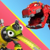 🦖Dinotrux panzer Battle🎖️ Skibidi
