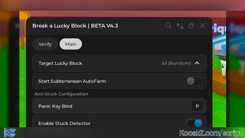 Auto farm all lucky blocks and Quick Tp (Fixed KEY) - Verified script for ⛏️ Break a Lucky Block!