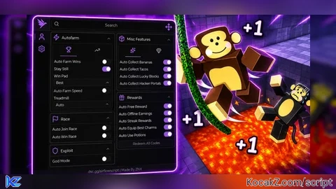 Fastest Instant Win Autofarm Auto Steps Over 50 features - Verified script for 🐒 +1 Speed Monkey Escape