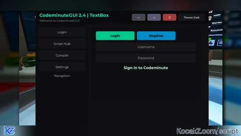 CodeminuteGUI - Verified script for Universal Script