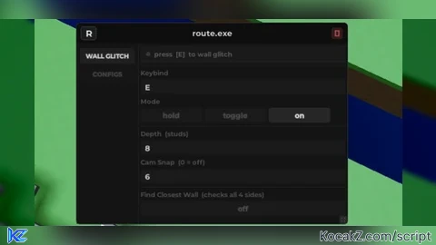 Route l Fake Wall Glitch - Verified script for Universal Script