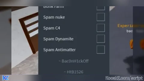 Bonk - Verified script for Destruction Game