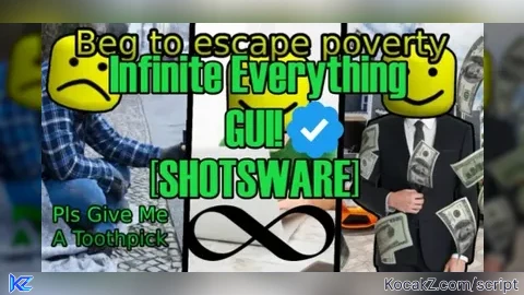 SHOTSWARE {SUPPORTED ON ALL EXECS!} - Verified script for beg to escape poverty simulator