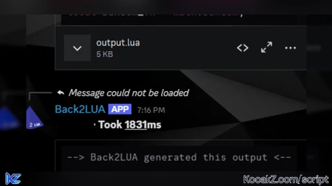 Back2LUA True Deobfusaction - Verified script for Universal Script