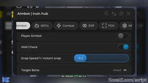 Iruin hub aimbot made by me (no key) ( v 5.5.7 updated 2) - Verified script for Universal Script
