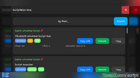 script searcher open source - Verified script for Universal Script