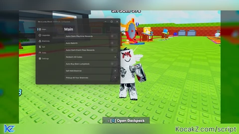 be lucky block script I teleport end I Auto Rebirth and more - Verified script for Be a Lucky Block