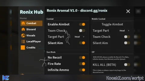 arsenal script so op - Verified script for Universal Script