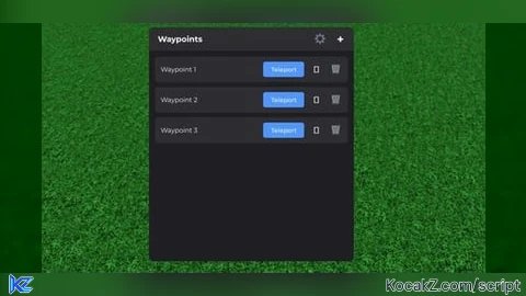 Simple waypoints - Verified script for Universal Script