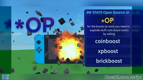 INF STATS Open Source UI - Verified script for 💥 Destruction Simulator