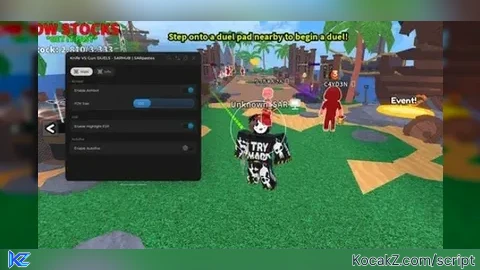 Gun VS Knife Duels Script I AUTO FIRE I AIMBOT I ESP UNDETEC