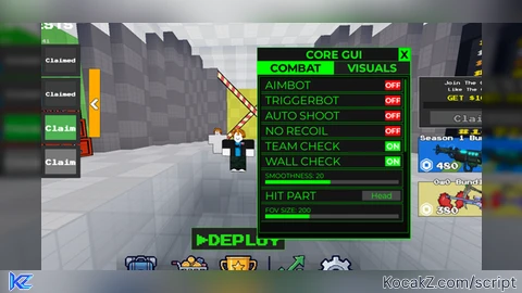 NEW CORE GUI  AIMBOT ESP TRIGGERBOT NO LAG - Verified script for Flick