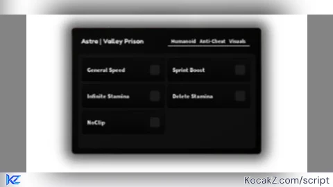 Astra - Verified script for Valley Prison