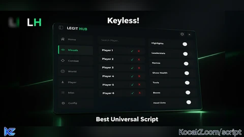 Legit Hub Best R6 n R15 aimbot and ESP - Verified script for Universal Script