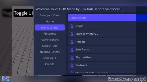 [UPDATE 10] VX HUB - Verified script for Universal Script