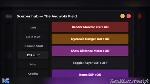 Scerper Hub Keyless - Verified script for The Ayuwoki Field