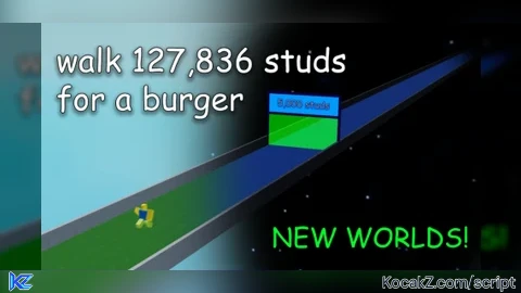 Auto TP To End - Verified script for walk 127,836 studs for a burger 🍔