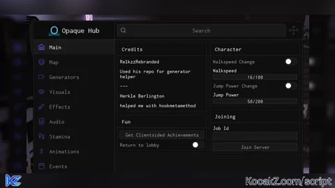 Opaque Hub - Verified script for Forsaken