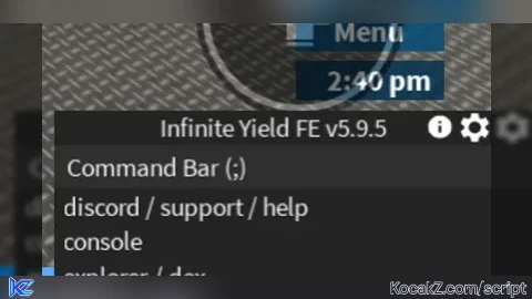 Roblox Infinite Yield Fe Edited - Verified script for Universal Script