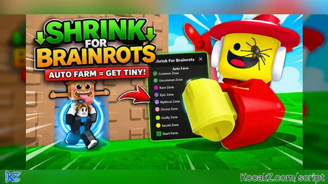 Fast/SAFE Auto Farm - Verified script for Shrink For Brainrots