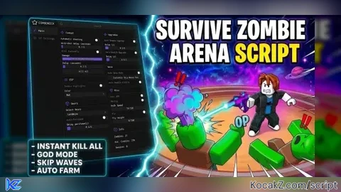 survive zomble arena script undetected and autofarm