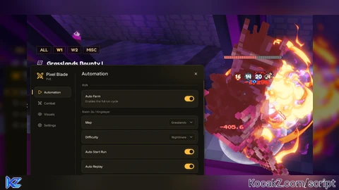 [keyless] kill aura, auto parry, auto fishing - Verified script for Pixel Blade