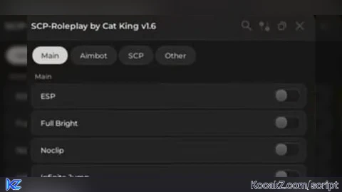 Cat King HUB  (Mobile Support) - Verified script for SCP: Roleplay