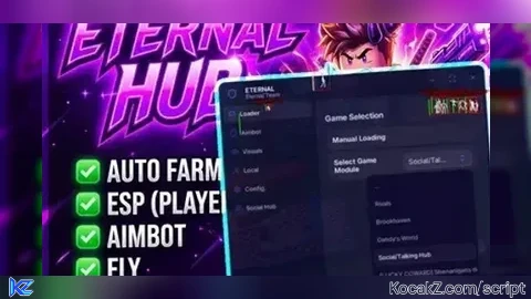 Eternal Hub MultiGame Script - Verified script for Universal Script