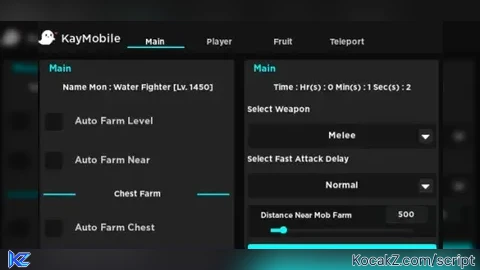 Kay Hub - Verified script for Blox Fruits