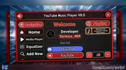 YouTube music - Verified script for Just a baseplate.