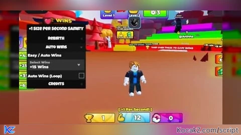 Blessed Hub X 1 Size Per Second Sammy Keyless - Verified script for +1 Size Per Second Sammy