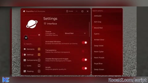 Fluent modded | Ui Library - Verified script for Universal Script