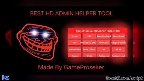 GameProseker HD Admin Helper Tool - Verified script for Universal Script