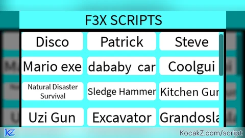 f3x gui -collection - Verified script for Universal Script