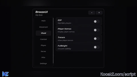 Breeze UI Library - Verified script for Universal Script