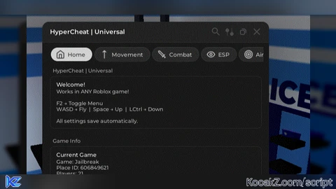 UNIVERSAL CHEAT MOD MENU - Verified script for Universal Script