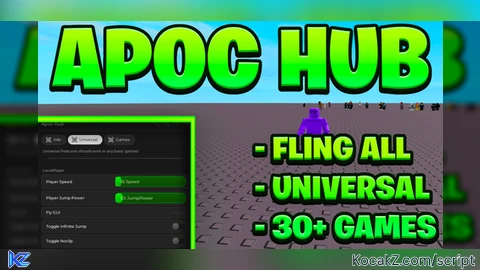 NEW OP Apoc Hub Over 40 Games - Verified script for Universal Script