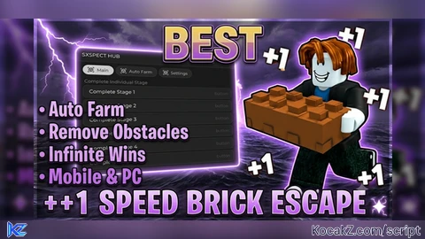 SXSPECT HUB - Verified script for +1 Speed Brick Escape