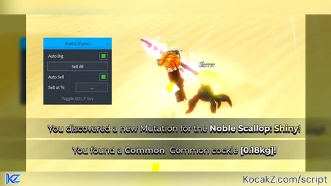 Auto Farm l OP l KEYLESS - Verified script for Shells 🌟