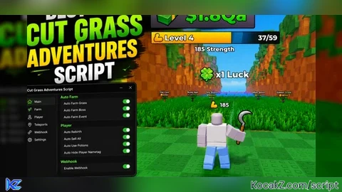 Best Cut gras adventure script