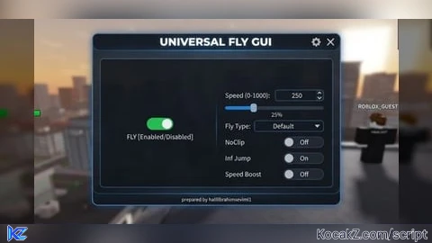 Universal Fly Gui V4 - Verified script for Universal Script
