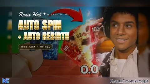 Best *OP* Auto Farm Auto Rebirth Auto Spin OP GUI - Verified script for Spin a Soccer Card
