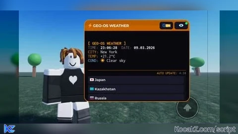 GEO OS weather script v3 0 - Verified script for Universal Script