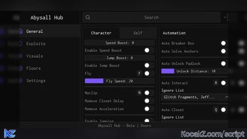 #1 Abysall hub OP - Verified script for DOORS 🍬🍭