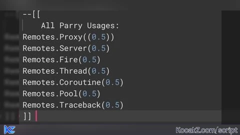 Bb Parry remote (Oct 19, 2026) (Verified) - Verified script for Universal Script