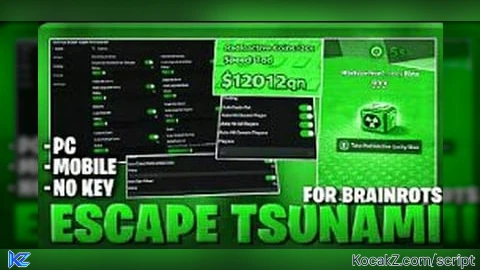BEST SCRIPT EVER YOU SEE - Verified script for Escape Tsunami For Brainrots!