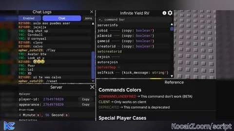 Universal Script – Infinite Yield Remake BETA (Admin Commands) - Verified script for Universal Roblox