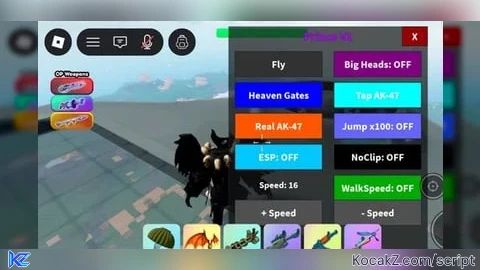 Prince V1 Menu - Verified script for Universal Script